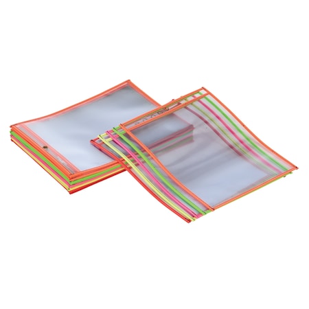 Vestil Neon Shop Ticket Holders, PK25 SHOPT-N